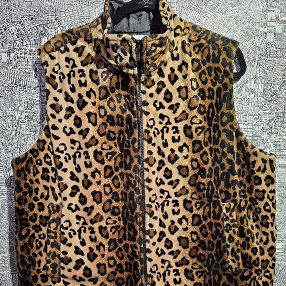 Barrage Authentic Women's Animal Print Vest - Picture 1 of 4